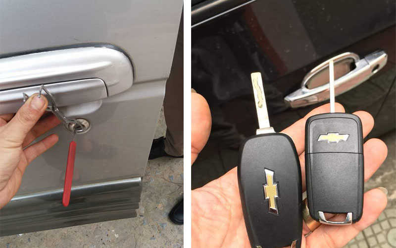 Mở cửa Đánh chìa chìa khóa ô tô