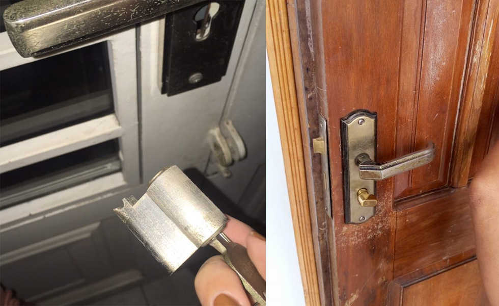 Sửa khóa cửa tay gạt tại nhà