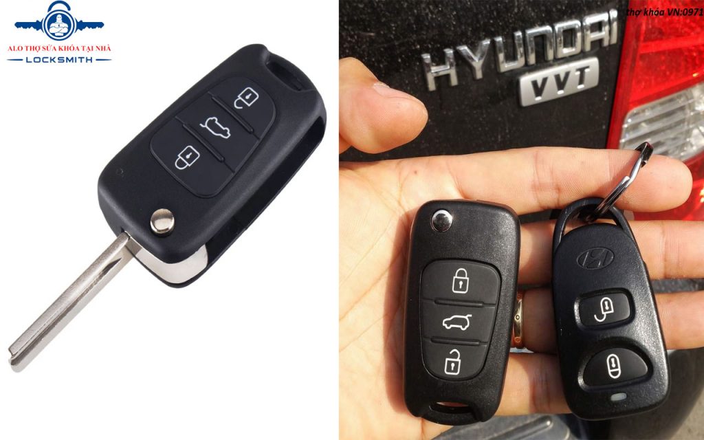 Chìa khóa remote xe Hyundai i30 chính hãng