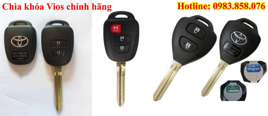 Chìa khóa Toyota Vios