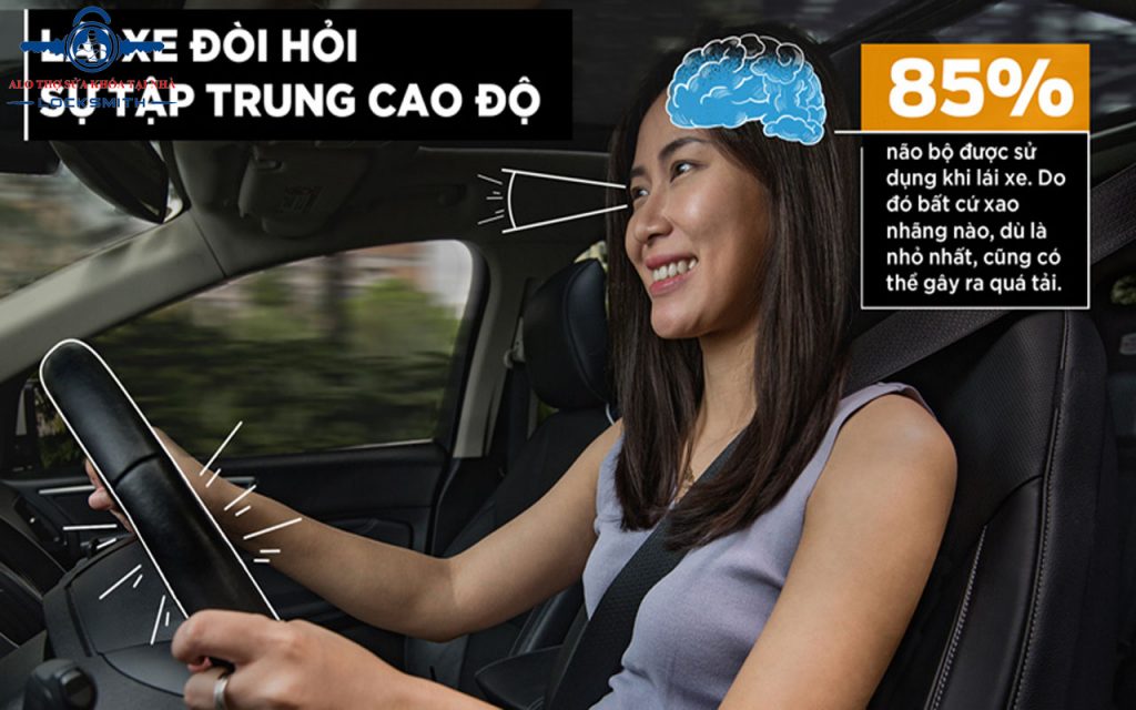 cách giúp bạn lái xe tập trung hơn 