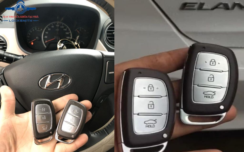 Chìa khóa thông minh xe Hyundai i10, i20,Elantra