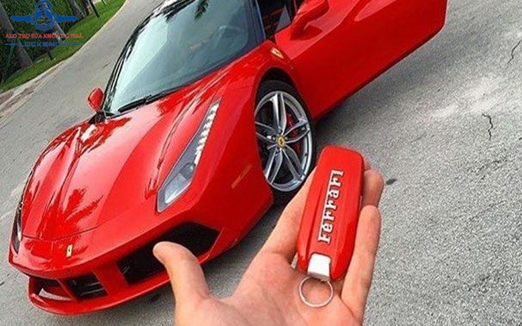 Làm chìa khóa xe Ferrari –Alothosuakhoa 