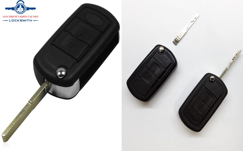 Chìa khóa xe Range Rover remote gập