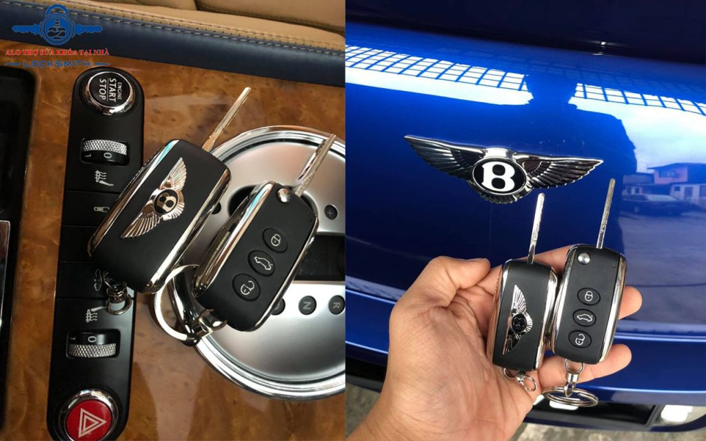 Thay Vỏ chìa khóa Bentley 3 nút.