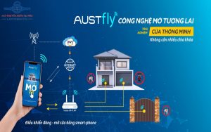 Điều khiển cửa cuốn bằng điện thoại chỉ với một chạm mở cửa siêu nhanh