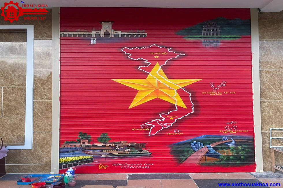 Cửa cuốn nghệ thuật