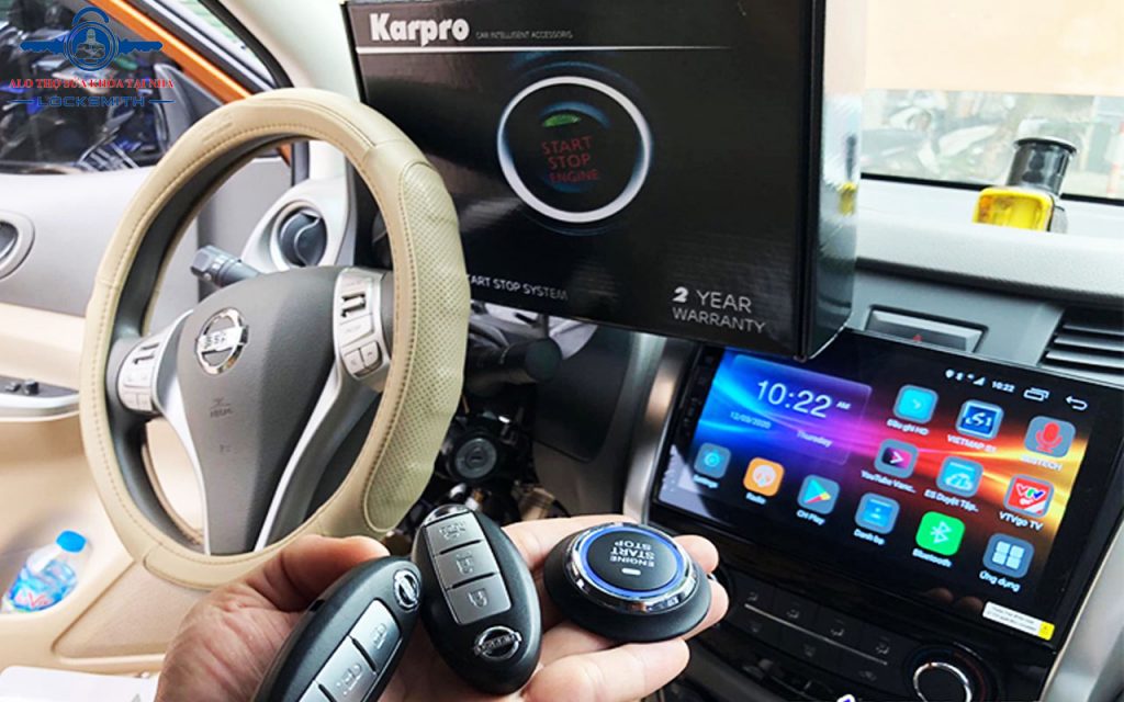 Độ khóa Smartkey Karpro cho Nissan Navara bản thiếu. 