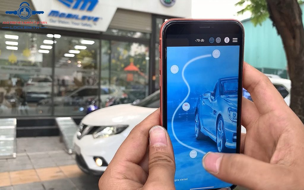 Đề nổ từ xa Bluetooth App Smartphone Digital Car Key KF