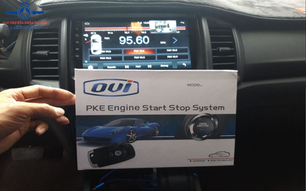 Hệ Thống Đề nổ từ xa Smart key OVI cho xe Ford