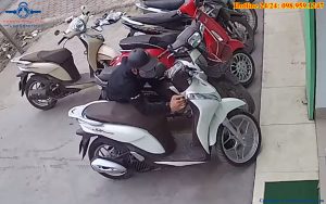 Cách lắp khóa chống trộm xe sh