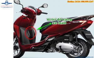 Cách mở bình xăng xe Lead xe Airblade đơn giản và an toàn