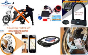 lắp khóa chống trộm cho xe Click nhanh bền đẹp an toàn với giá tốt nhất