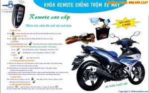Thay lắp các loại khóa chống trộm xe máy exciter 150 chính hãng