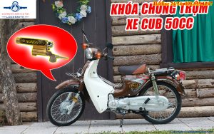 Lắp Khóa Chống Trộm Xe Cub 50cc tại nhà nhanh an toàn giá rẻ nhất