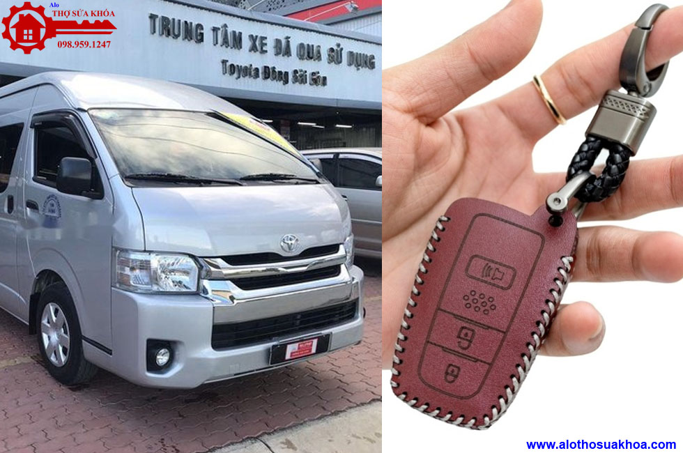 Bao da chìa khóa ôtô Toyota Hiace sang trọng và đẳng cấp giá tốt