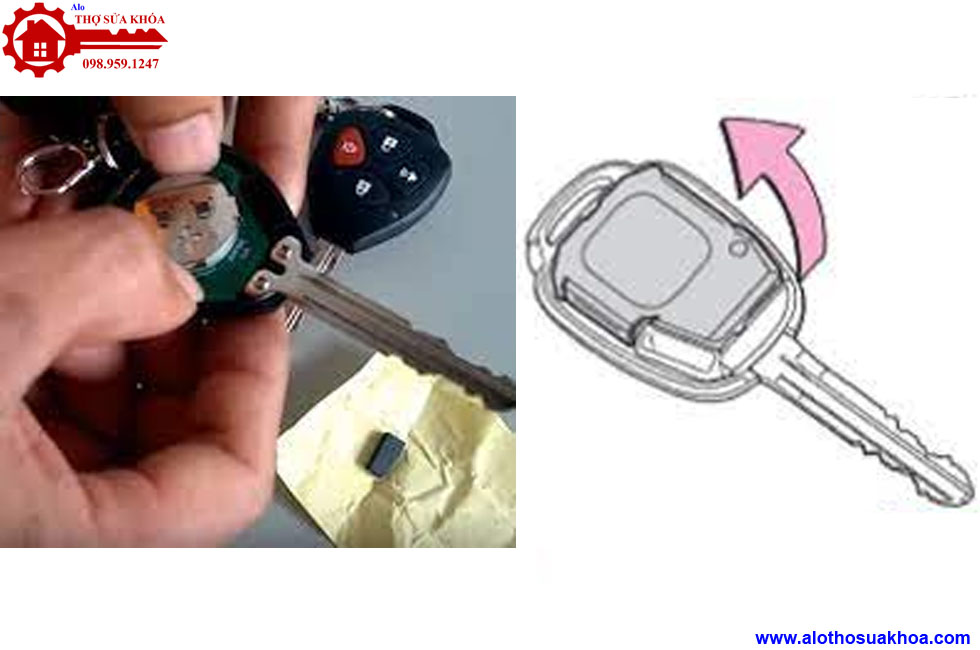 Cách Thay pin chìa khóa xe ô tô Toyota chuẩn đúng cách dễ thực hiện