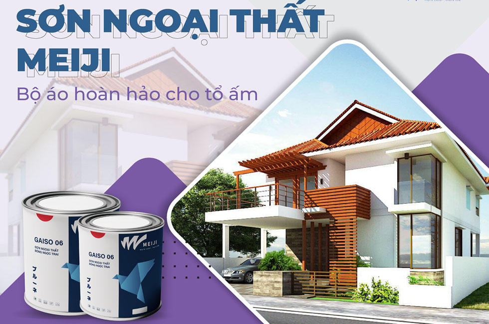 Nguyên tắc chọn màu sơn ngoại thất