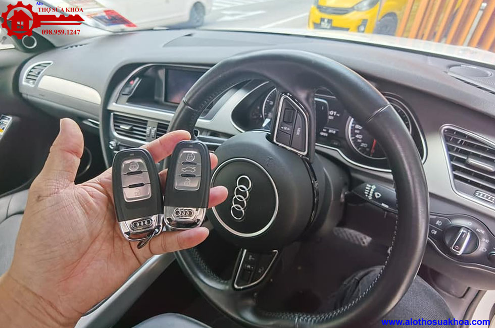 Làm chìa khóa xe Audi A3 các dịch vụ về cài đặt, thay sửa độ chìa khóa Audi A3