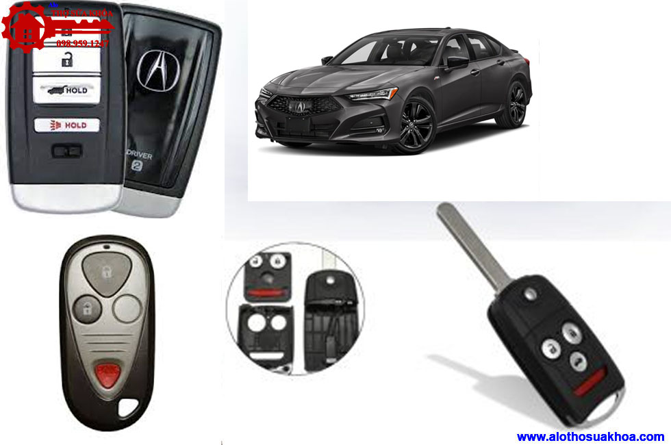Làm chìa khóa xe ôtô Acura TLX lấy ngay, uy tín chất lượng có bảo hành
