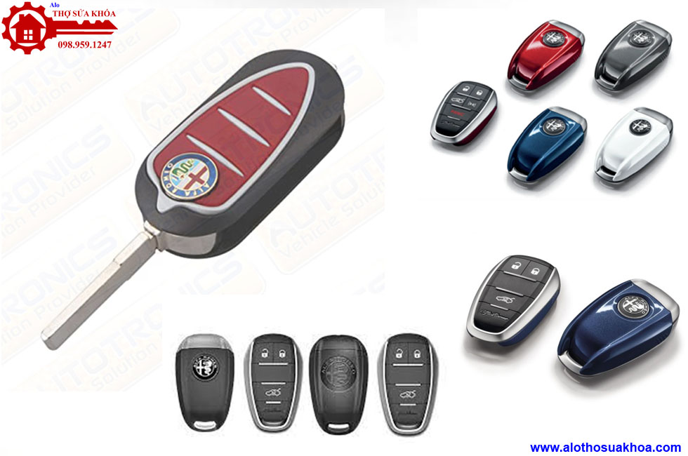 Thay độ vỏ chìa khóa ôtô Alfa Romeo đẳng cấp và phong cách giá tốt nhất