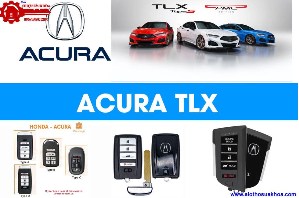 Lắp độ SmartKey cho xe Acura TLX uy tín chất lượng miễn phí lắp đặt