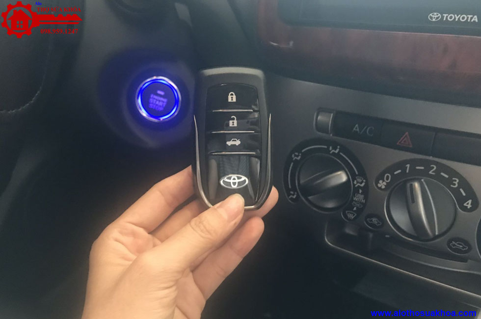 Độ Độ SmartKey cho Xe Toyota Wigo uy tín chất lượng miễn phí lắp đặt