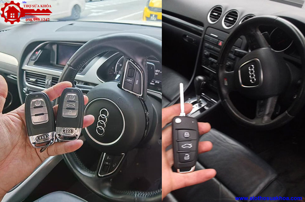 Đề nổ từ xa Start/Stop SmartKey cho xe ôtô Audi A5 cao cấp chính hãng