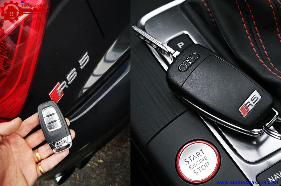 Cài đặt sửa thay làm chìa khóa xe Audi RS5 chính hãng an toàn sau 15' liên hệ