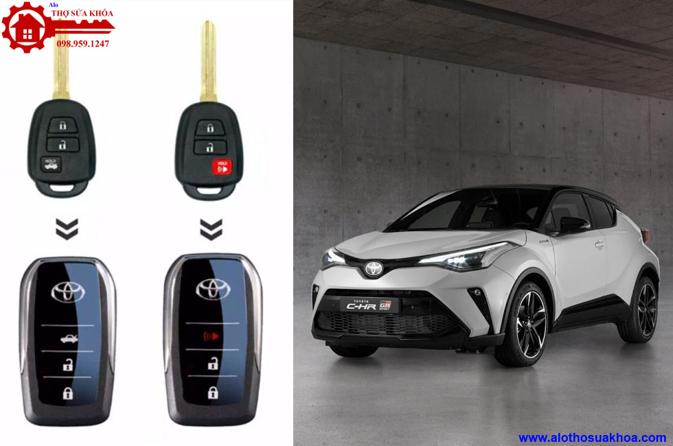Thay độ vỏ chìa khóa Toyota C-HR đẳng cấp và phong cách 