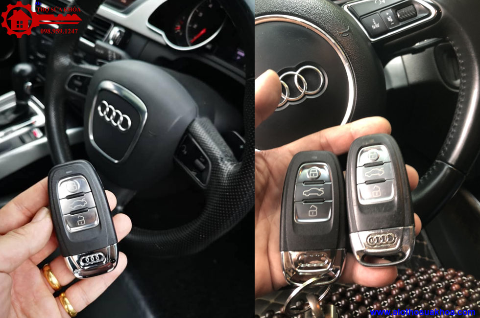 Cài đặt sửa Làm chìa khóa xe Audi A6 nhanh an toàn giá tốt nhất