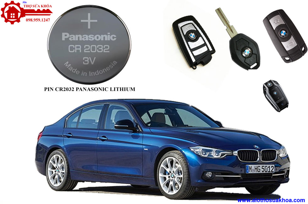 Thay pin chìa khóa ôtô BMW 320Li chính hãng nhập khẩu giá rẻ nhất