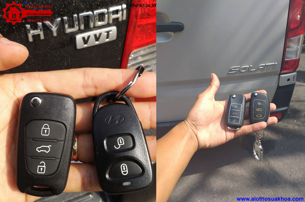 Hướng dẫn cách thay pin chìa khóa ôtô Hyundai