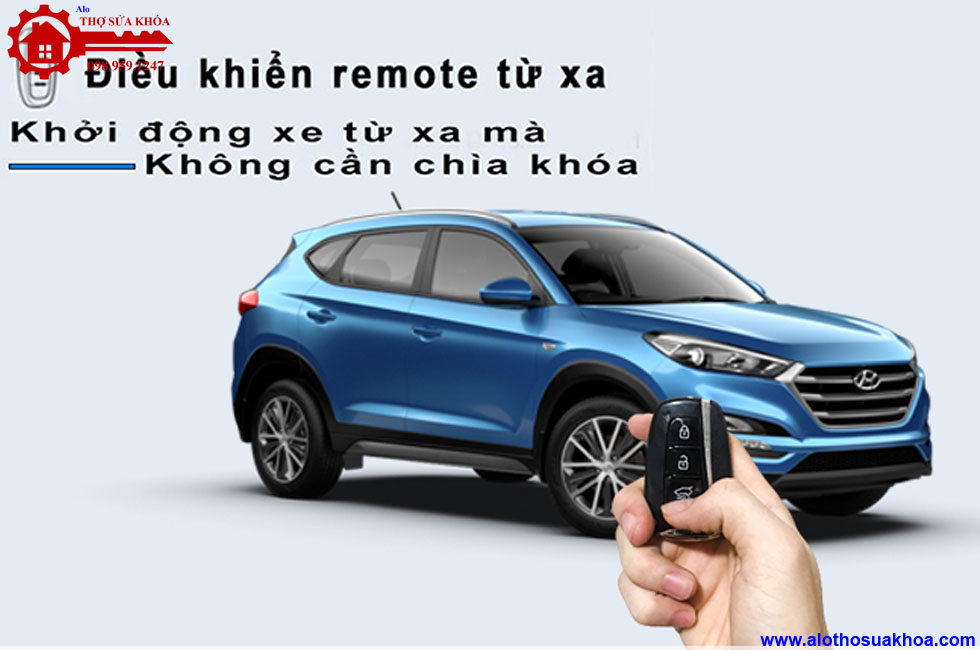 Lắp thay thế chìa khóa SmartKey Cho xe ôtô Hyundai chính hãng 