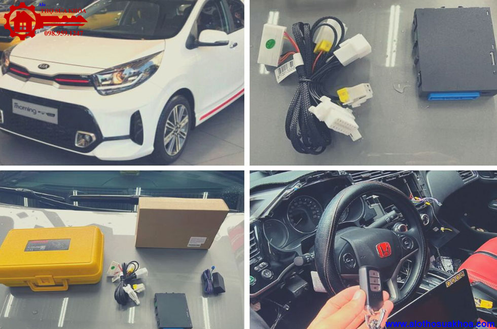Lắp thay thế chìa khóa SmartKey Cho xe ôtô Kia Morning chính hãng