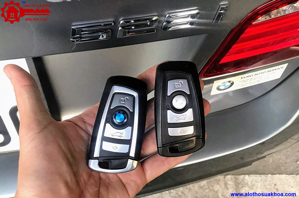 Cài đặt thay thế chìa khóa SmartKey cho xe BMW 520i chính hãng
