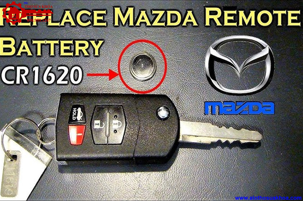 Thay pin chìa khóa Mazda 2.3.6 như thế nào? đơn giản và an toàn
