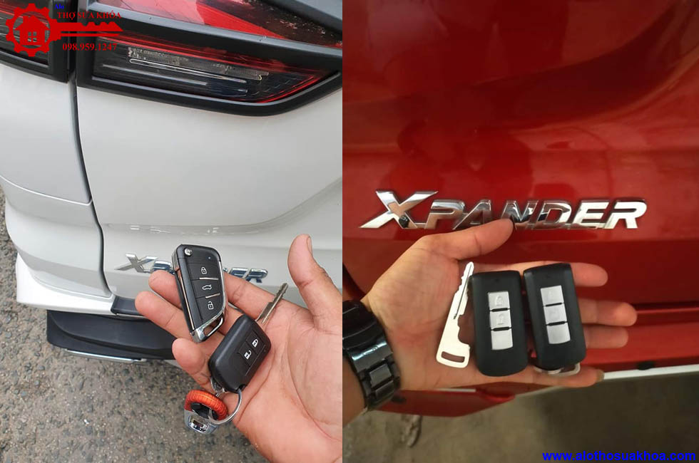 Sao chép sửa thay làm chìa khóa xe mitsubishi xpander chính hãng miễn 100% phí lắp mới