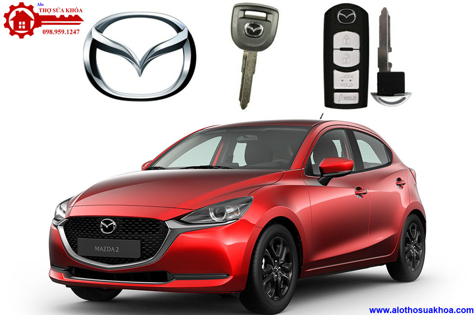 Sửa chữa thay sao chép và  làm chìa khóa xe Mazda