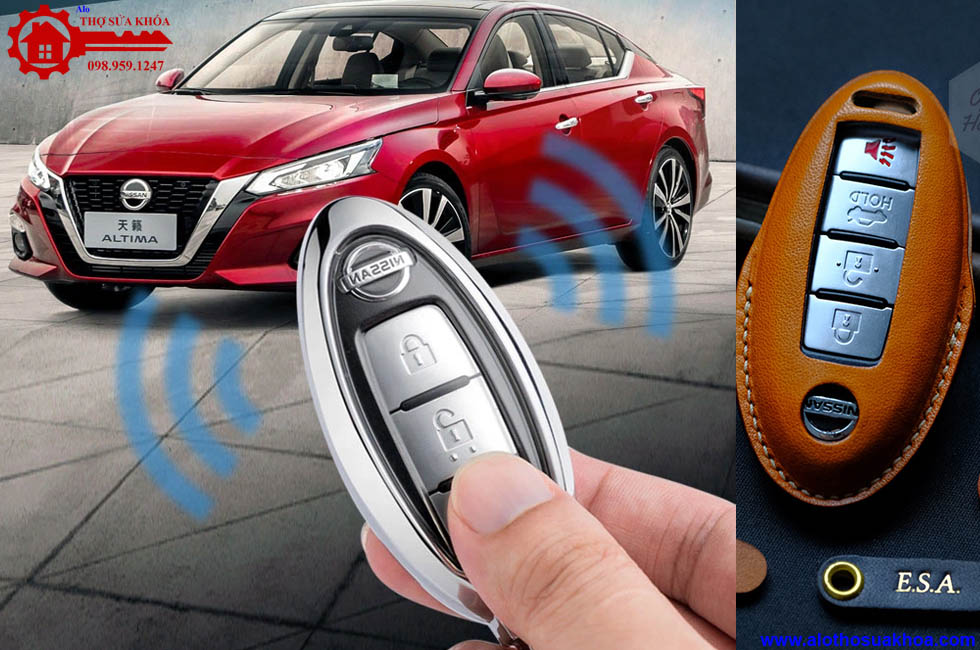 Làm Chìa khóa xe Nissan Xtrail thông minh 3 nút giảm 100% phí lắp mới