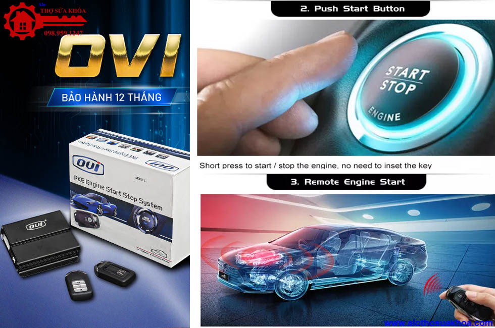 Lắp đặt Sửa độ Smart Key OVI Cho Chevrolet Giảm 100% Phí Lắp Mới