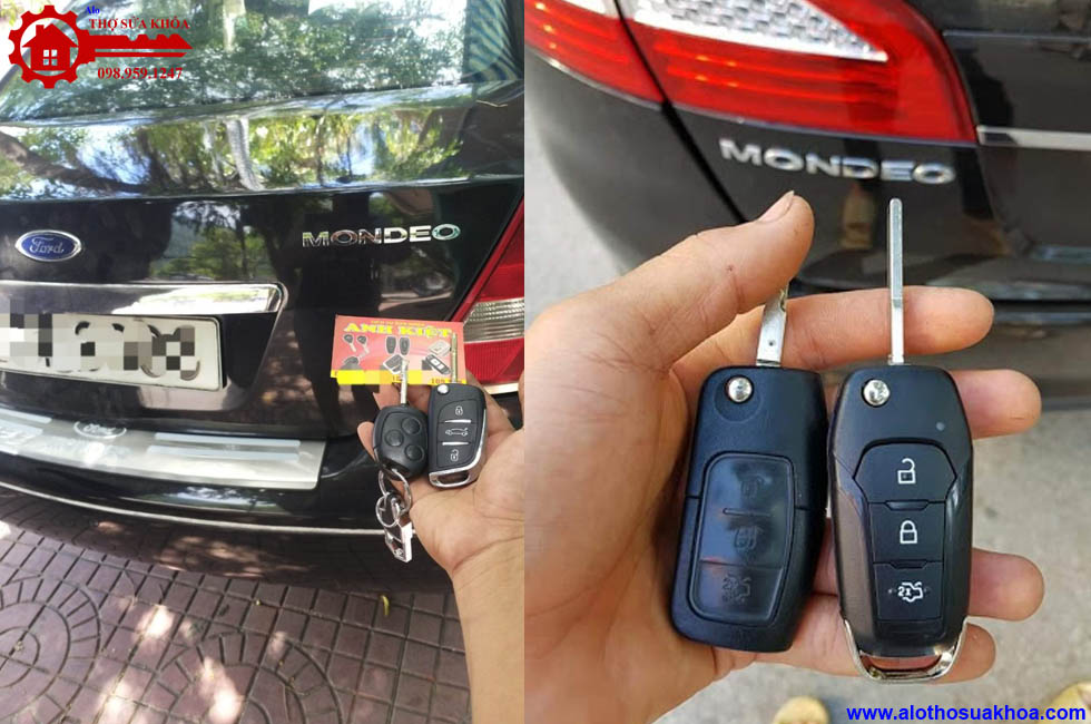 Làm chìa khóa xe Ford Mondeo-Lắp đặt sửa khóa xe Ford Mondeo 