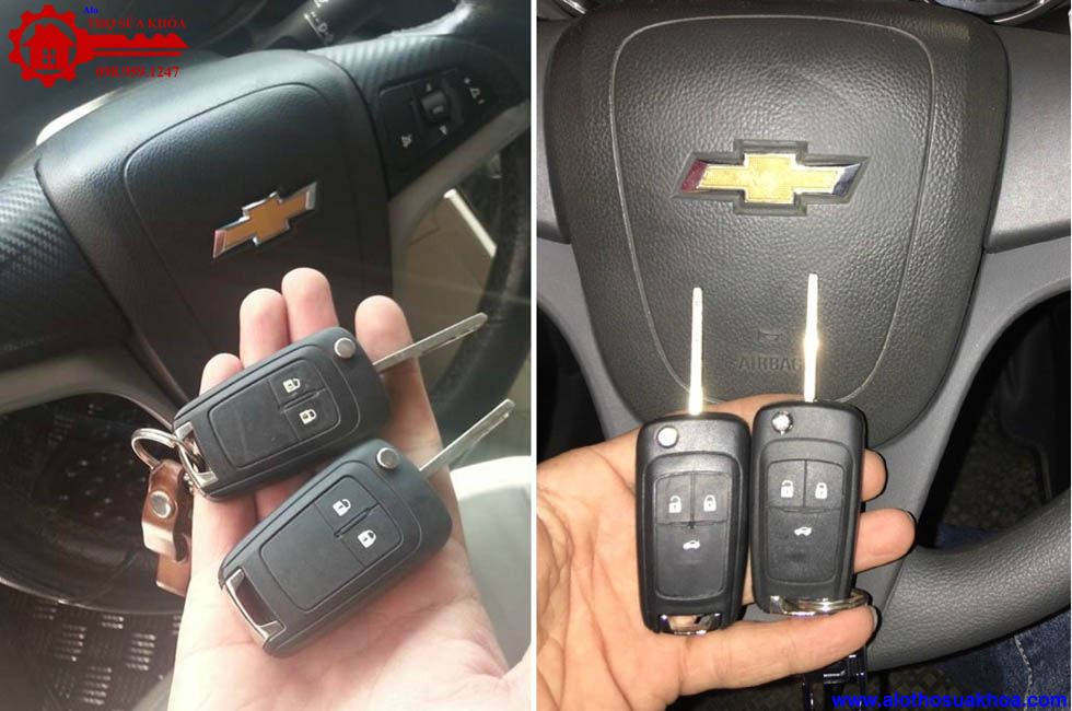 Làm chìa khóa xe Chevrolet chính hãng ở đâu uy tín ?