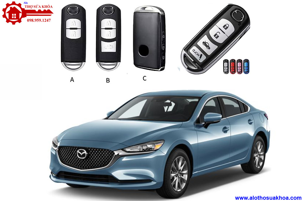 Thay độ vỏ chìa khoá ôtô Mazda 2.3.6…đẳng cấp và sang trọng