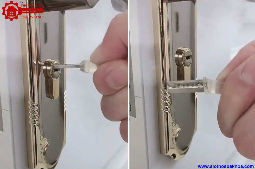 Cách mở khóa khi Chìa bị gãy còn nằm trong khóa cửa