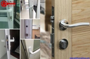 Cách lắp khóa cửa tay gạt