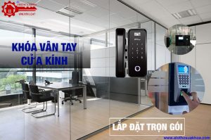 Lắp khóa vân tay cho cửa kính