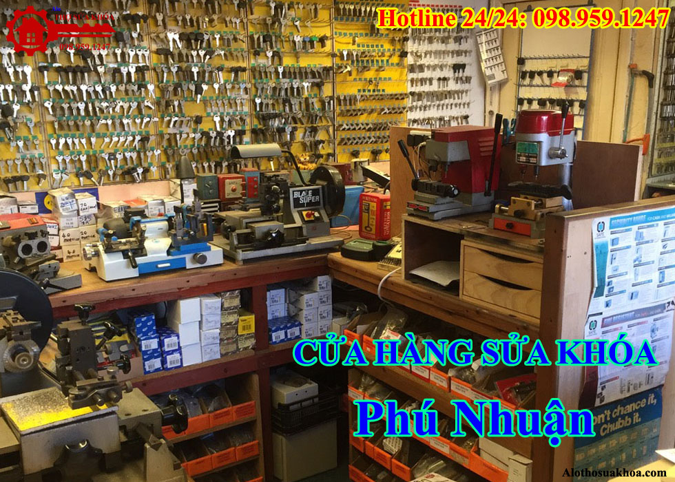 Cửa hàng sửa khóa tại Phú Nhuận