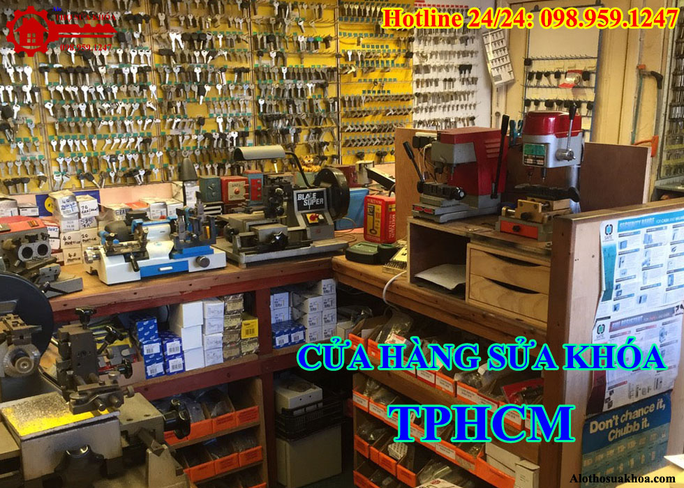 Cửa hàng sửa khóa tại TPHCM