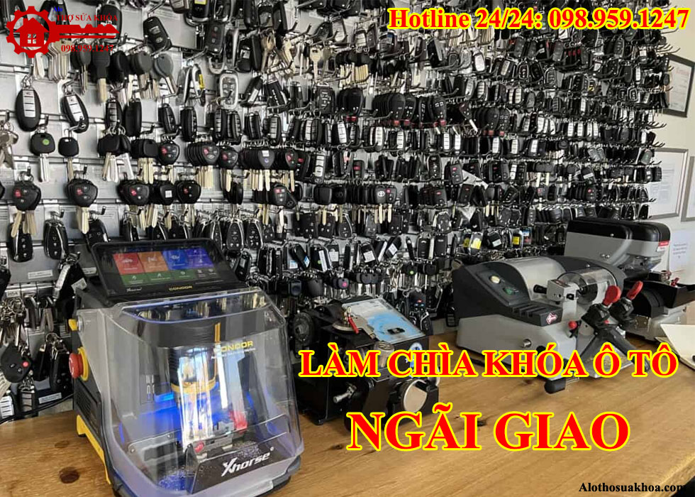 Làm Chìa Khóa Ô Tô Tại Thị Trấn Ngãi Giao